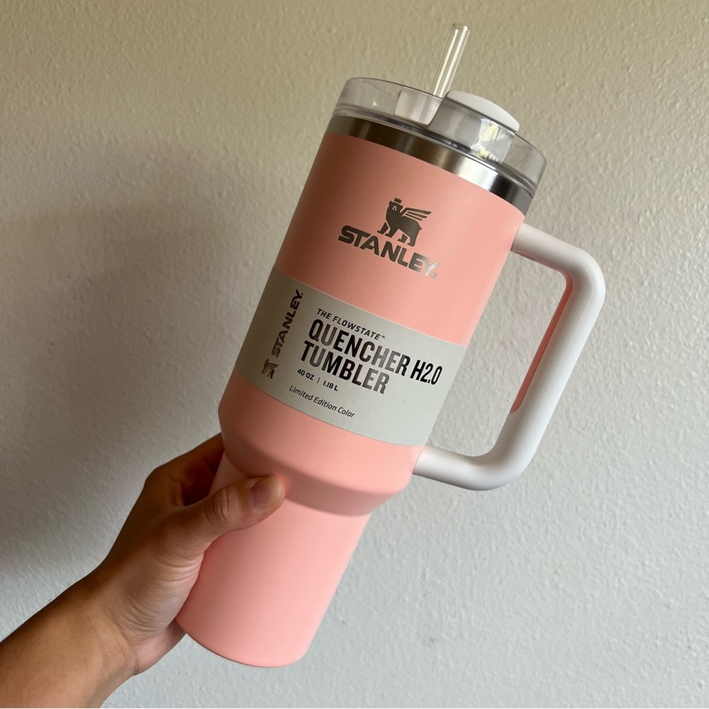 BNWT Stanley peach two tone 40oz qunecher